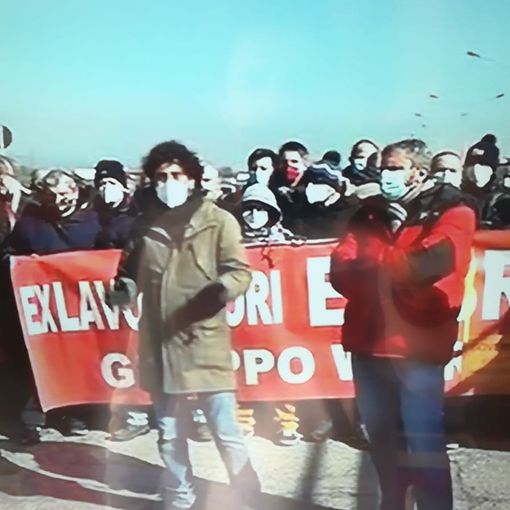 Manifestazione di lavoratori Ex Embraco