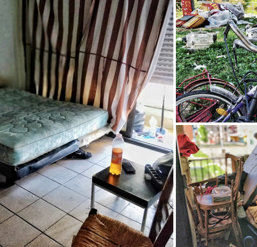 Sgomberato l'ex Moi: viaggio all'interno delle palazzine occupate per anni [FOTO &amp; VIDEO]