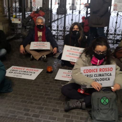 Protesta ambientalista nel centro di Torino