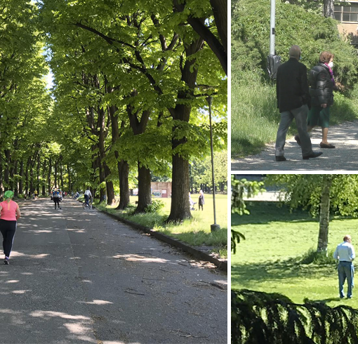 Fase 2, i torinesi si riprendono i parchi: trionfo di passeggiate nel rispetto delle regole [VIDEO e FOTO]