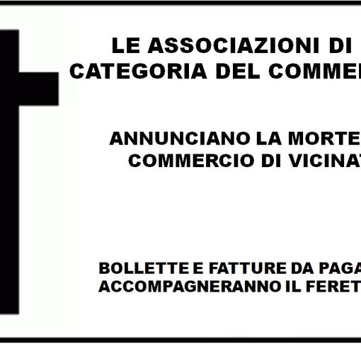 Manifesto protesta commercianti
