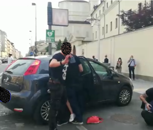 Fermo immagine video arresto