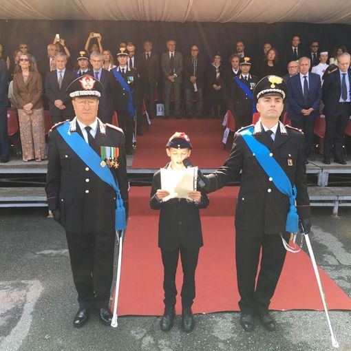 Commozione alla festa dei carabinieri a Torino: figlio appuntato morto nel Cuneese legge preghiera dell'Arma (FOTO)
