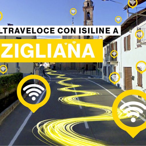 Manifesto pubblicitario fibra ottica
