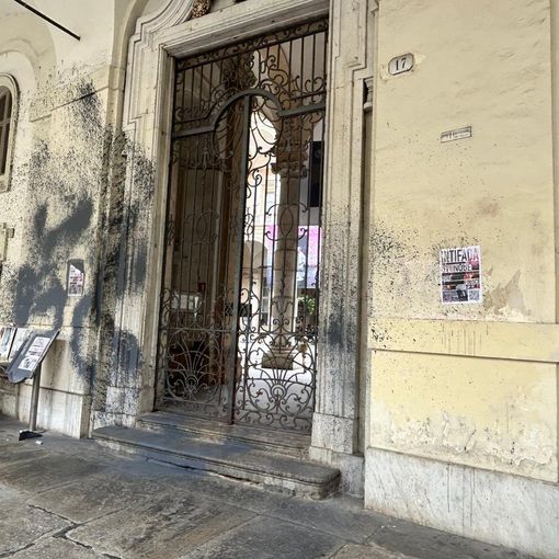 Palazzo Nuovo il giorno dopo la fine dell’occupazione studentesca