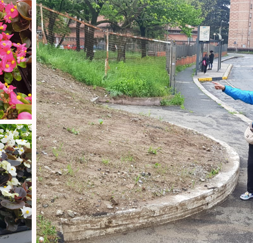 Dalle passerelle ai fiori, l’omaggio floreale delle donne delle Vallette alle mamme del quartiere