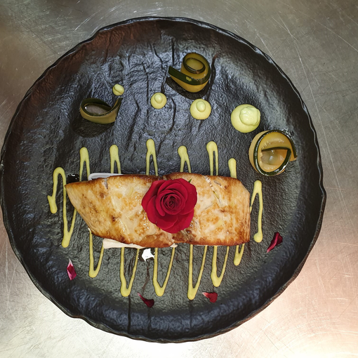 Un piatto del ristorante Fish