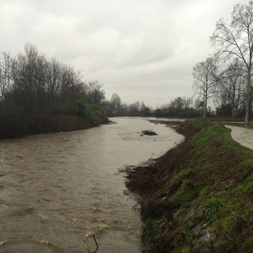 Allerta gialla per le piene nel torinese a partire da oggi pomeriggio