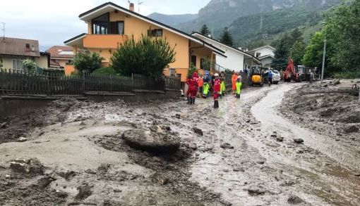 L'assessore regionale Valmaggia a Bussoleno per presentare lo stato di avanzamento dei lavori dopo la frana del giugno 2018