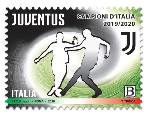 Da oggi in circolazione il francobollo celebrativo dell'ultimo scudetto della Juve