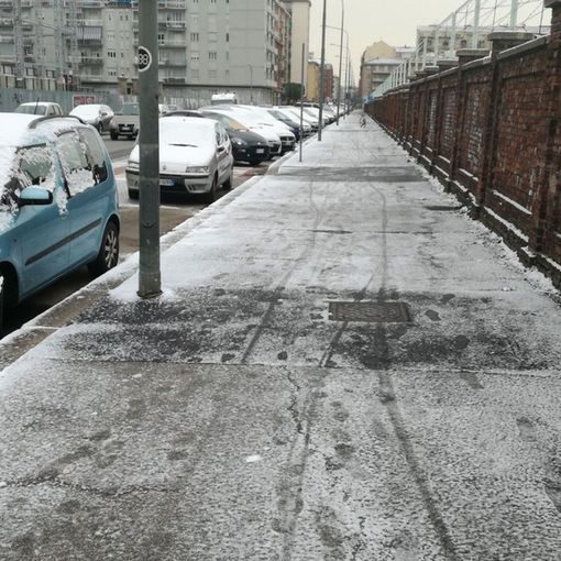 Ecco Burian: temperature a picco a Torino dopo la nevicata di ieri pomeriggio