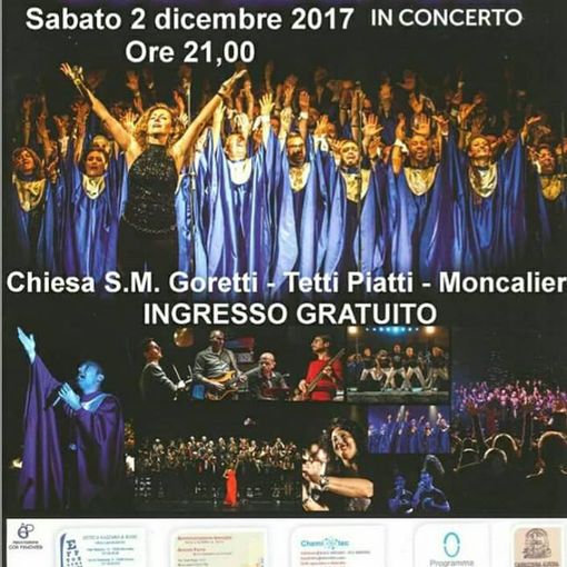Moncalieri, una serata Gospel per raccogliere fondi per la parrocchia Santa Maria Goretti