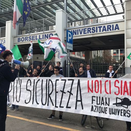 Stupro al campus, la rabbia del Fuan: “Episodio evitabile, ora una chat per aiutarci tra di noi” [FOTO E VIDEO]