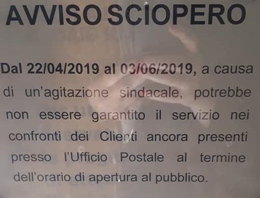 Parella, disagi e disservizi causa sciopero alle Poste di Via Nicola Fabrizi 132/F