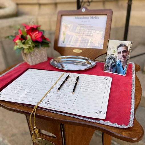 I funerali di Massimo Melis