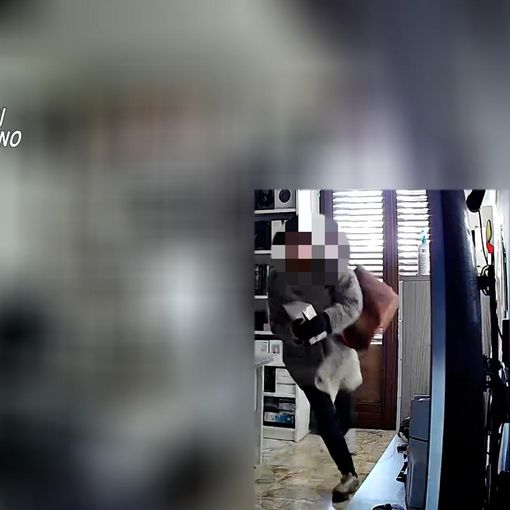 ripresa di un furto in abitazione