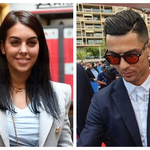 immagine di repertorio di Georgina e Ronaldo