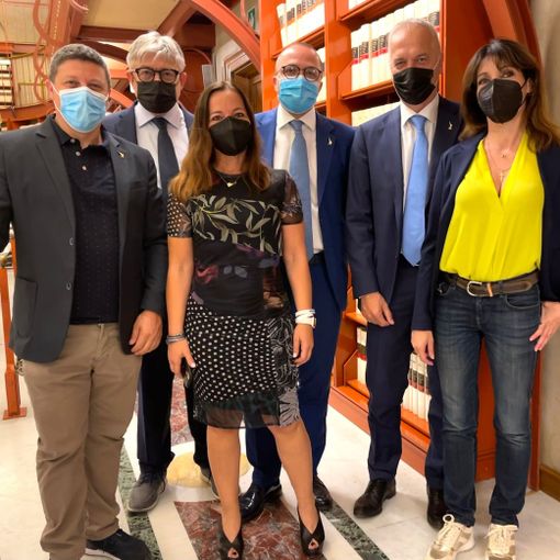 I parlamentari Giorgio Bergesio ed Elena Maccanti