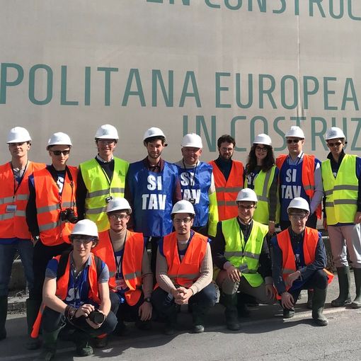 I giovani di Forza Italia in visita al cantiere Tav