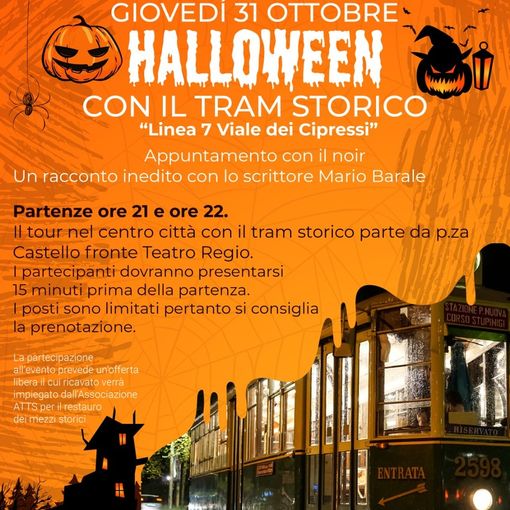 Il 31 ottobre serata Halloween con il tram storico