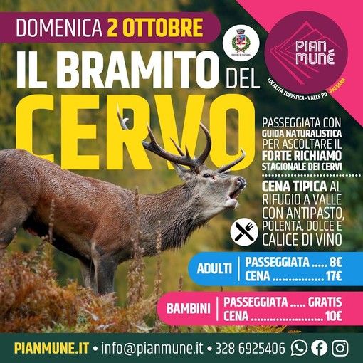 Pian Munè di Paesana: camminata alla scoperta del bramito dei cervi