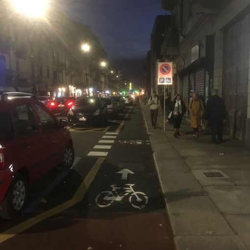 La Circoscrizione 8 chiede più illuminazione per la pista ciclabile di via Nizza