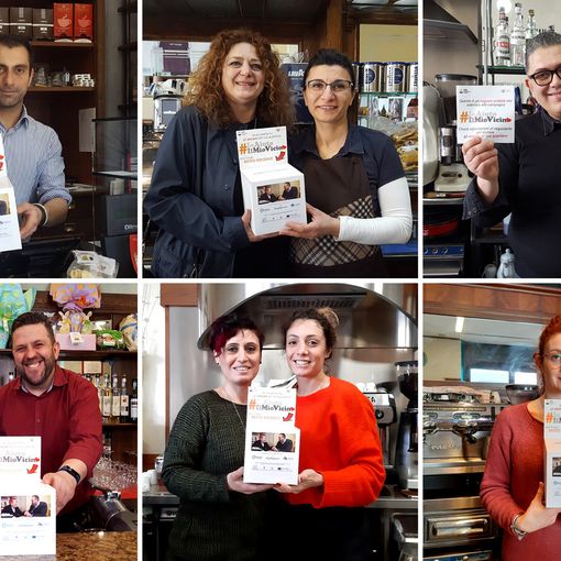 Esercenti a sostegno del Progetto Prometeo: #IoAiutoIlMioVicino per una città più solidale