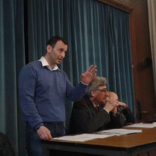 Nella foto, il vicesindaco Massimo Corcione, il segretario provinciale Fabrizio Morri e quello cittadino Gianni Pipino