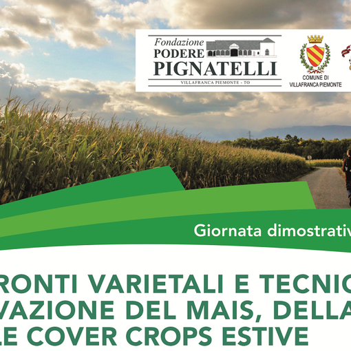Mais e soia, una giornata dimostrativa alla Fondazione Podere Pignatelli