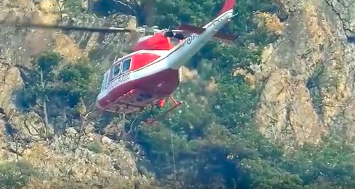 Escursionista soccorso sotto la Sacra di San Michele [VIDEO]