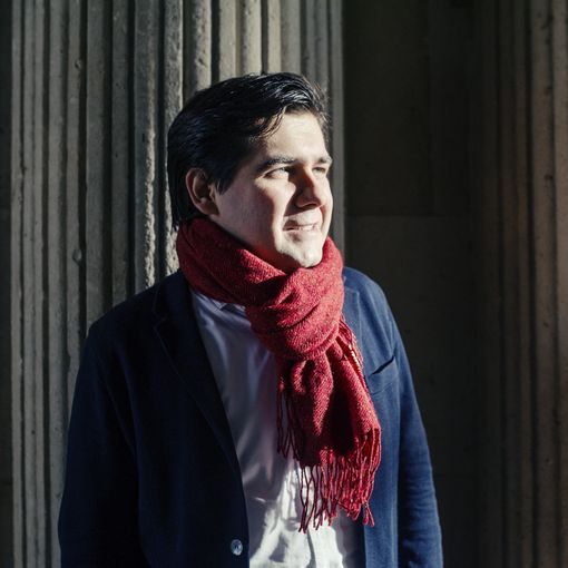 In foto, il pianista ucraino Vadym Kholodenko