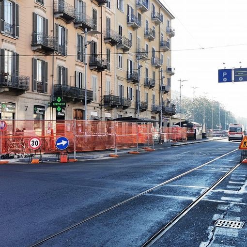 Ciclabile via Nizza quasi completa: iniziati i lavori di fronte al Lingotto