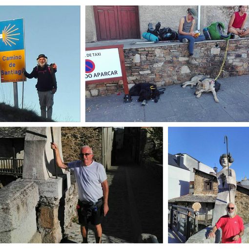 I chivassesi Antonio Napoli e Tanino De Mattia in cammino per Santiago