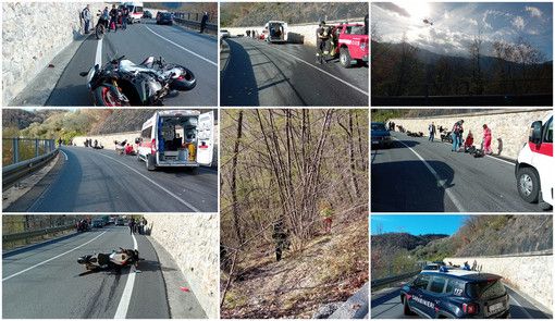 Incidente sulla 28, coinvolti due motociclisti torinesi: sono gravi [FOTO E VIDEO]