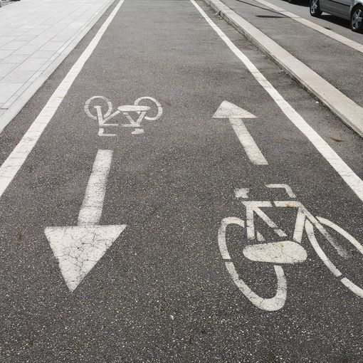 pista ciclabile - foto di archivio