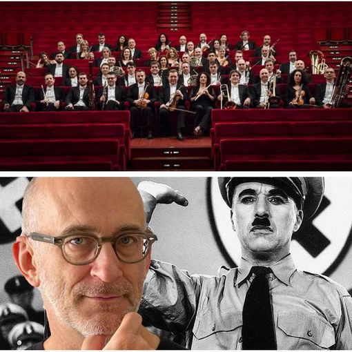 Filarmonica TRT: il maestro Timothy Brock dirige l'orchestra in Charlie Chaplin “Il Grande Dittatore”