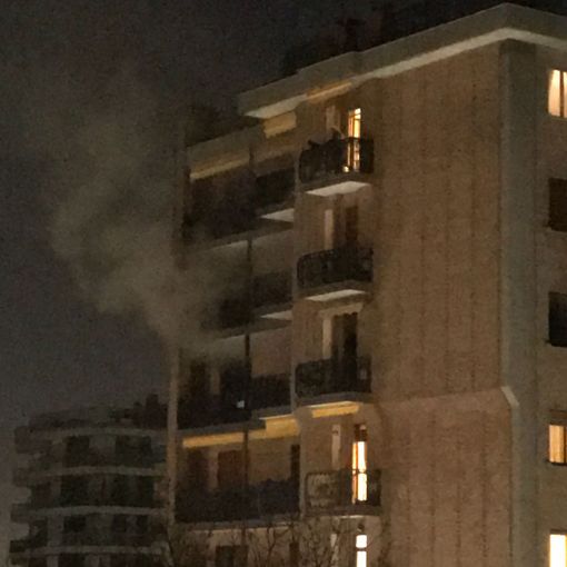 Vanchiglietta, incendio in via Asigliano Vercellese