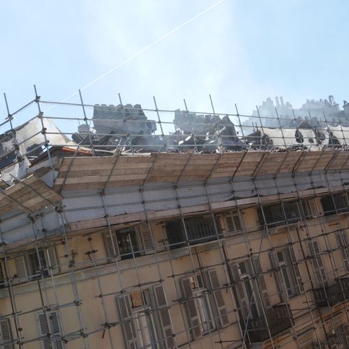 incendio tetto via Vanchiglia