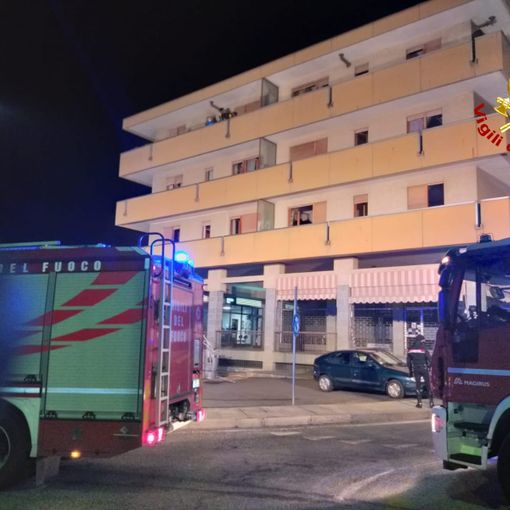 Incendio a Luserna san Giovanni