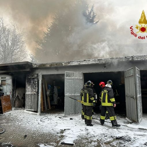 intervento dei vigili del fuoco