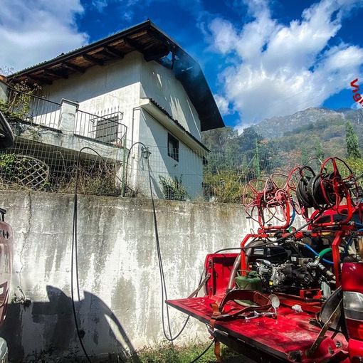 incendio tetto bussoleno
