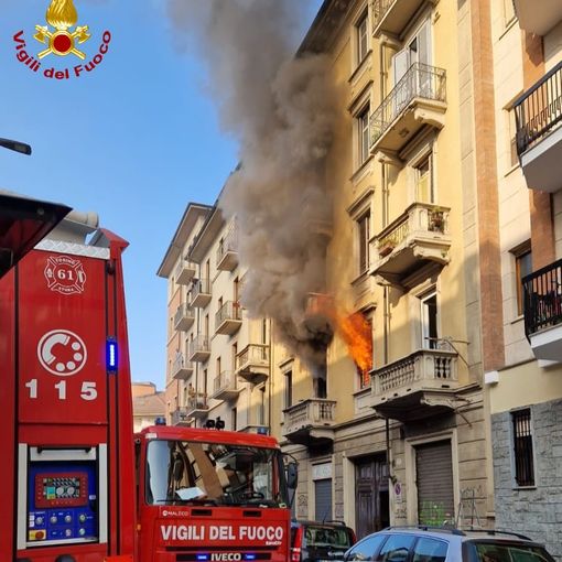 intervento dei vigili del fuoco