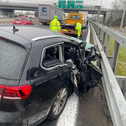 Incidente in Tangenziale tra Borgaro e Caselle, forti rallentamenti in direzione Milano