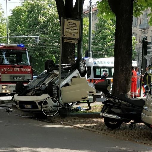Pauroso incidente in corso Vittorio Emanuele