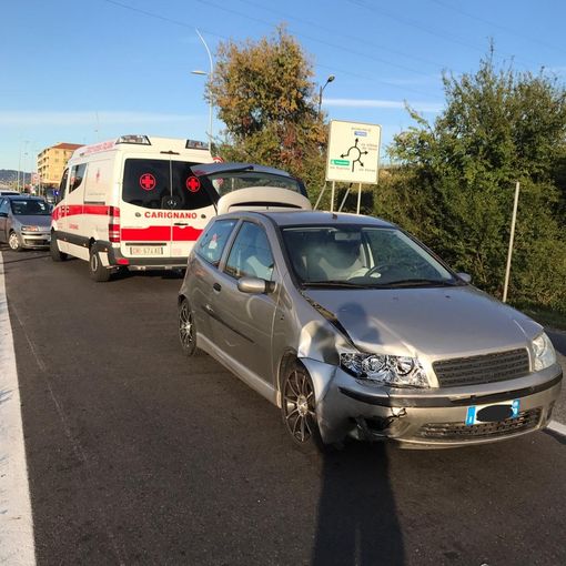 Nichelino, incidente in via Torino: tre le persone ferite