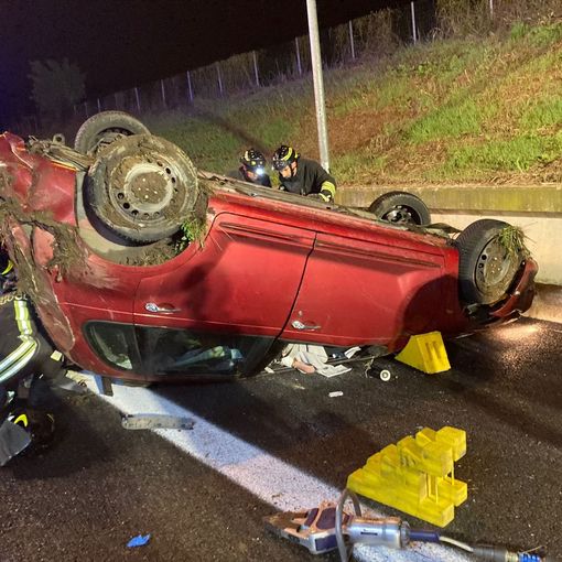 Triplo incidente nella notte sulla tangenziale: il più grave sul raccordo Torino-Pinerolo