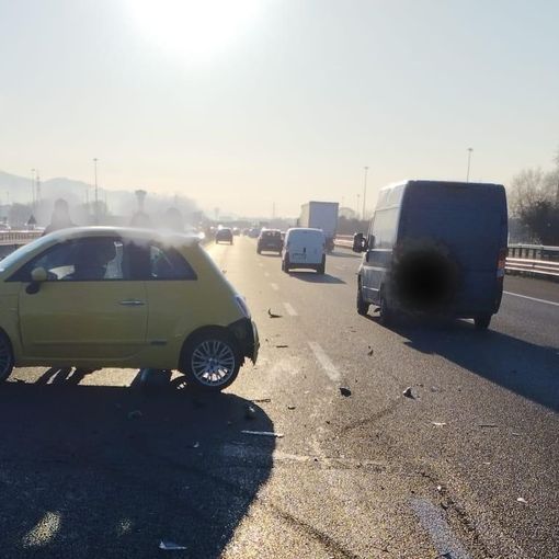 Tamponamento triplo in Tangenziale Nord all'altezza di Venaria in direzione Piacenza: forti rallentamenti