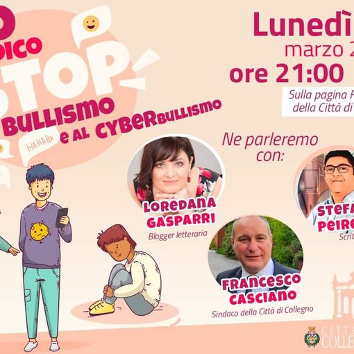 Manifesto dell'incontro anti bullismo