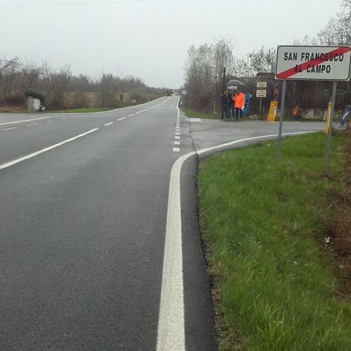 Messa in sicurezza dell'incrocio tra le provinciali 13 e 720 nella riserva della Vauda