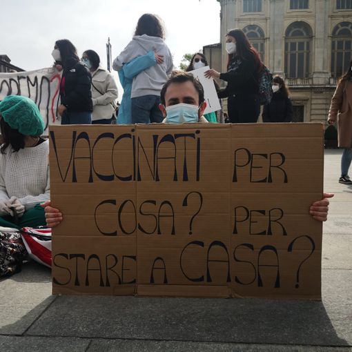 La protesta degli infermieri